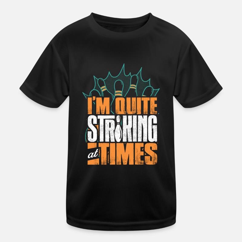 Bowling Player Gift, Bowler Kids Functional T-Shirt