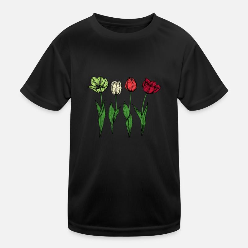 Tulips Tulips Kids Functional T-Shirt