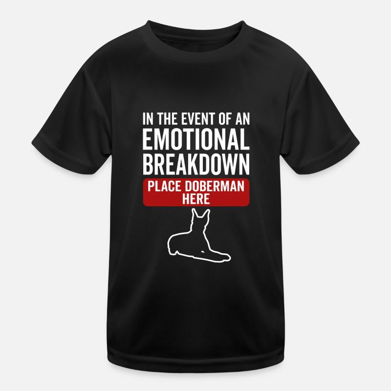 Emotional - Hundetubermann Kinder Funktions-T-Shirt