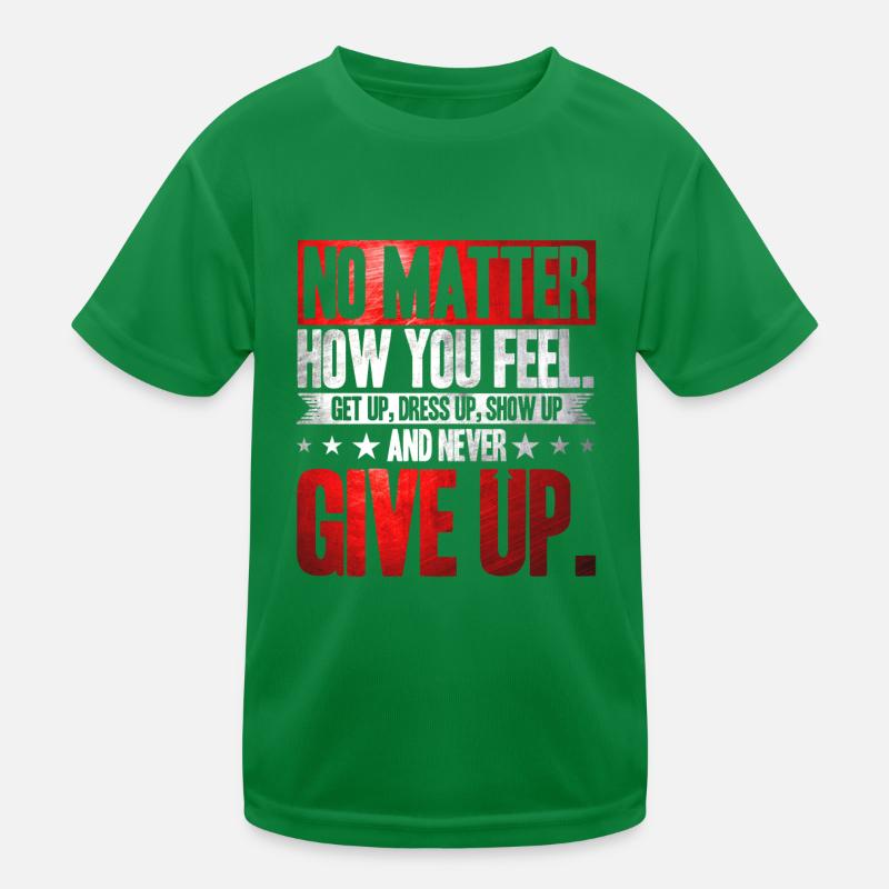 Motivation Kinder Funktions-T-Shirt