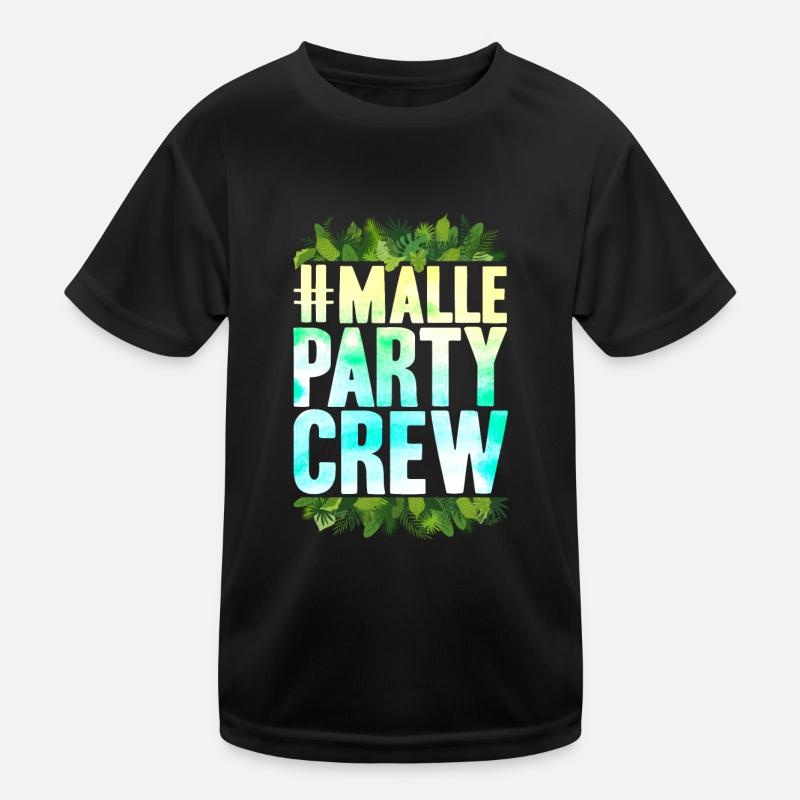 Mallorca Party Crew Kids Functional T-Shirt