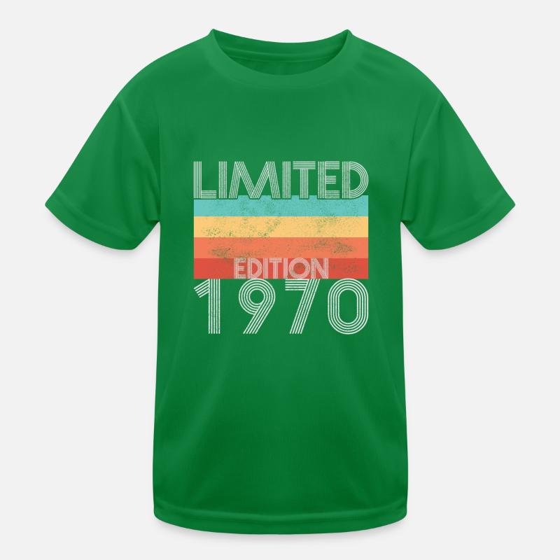 Édition Limitée Rétro 1970 T-shirt sport Enfant