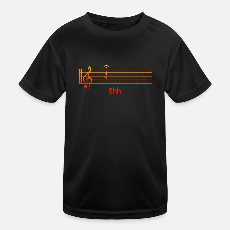 Sei leise ich brauche eine Pause Noten Kinder Funktions-T-Shirt