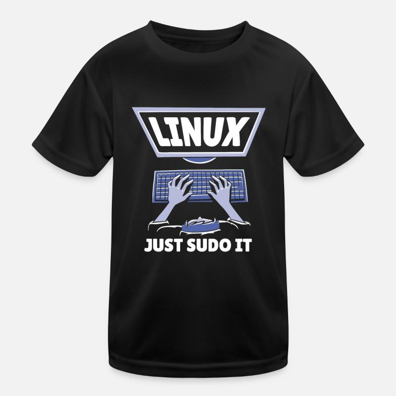 Linux Software Open Source Programmieren Programmi Kinder Funktions-T-Shirt