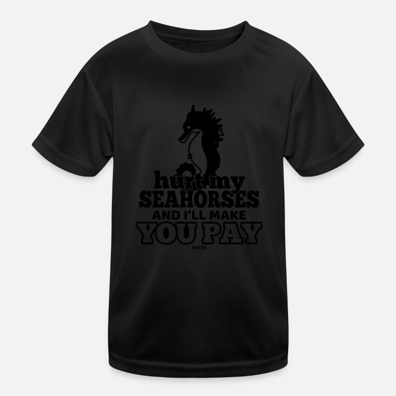 Seahorse marine life mignon océan T-shirt sport Enfant