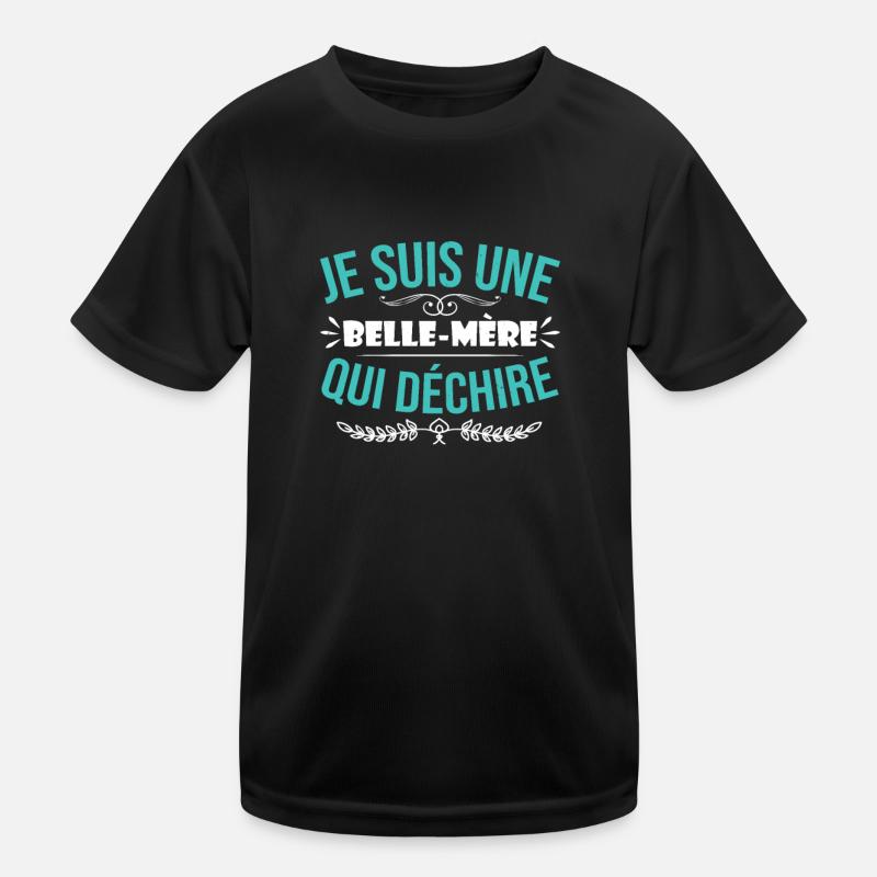 Amusant Belle-Mère Maman T-shirt sport Enfant