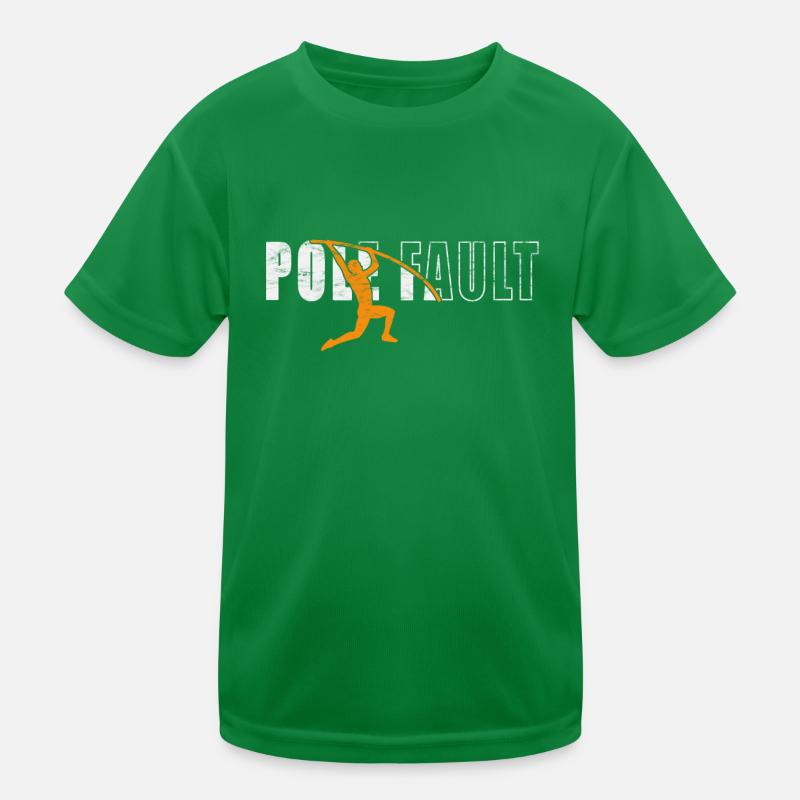 Cool Vault Athlète Sauteur à la perche Jumper T-shirt sport Enfant