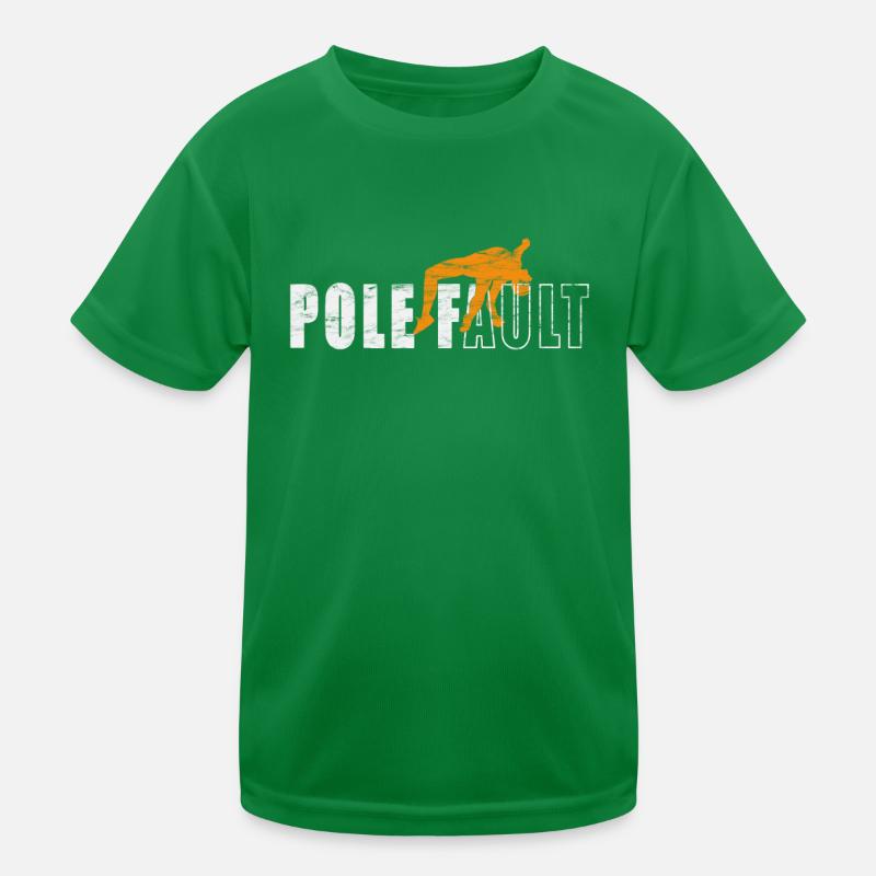 Cool Vault Athlète Sauteur à la perche Jumper T-shirt sport Enfant