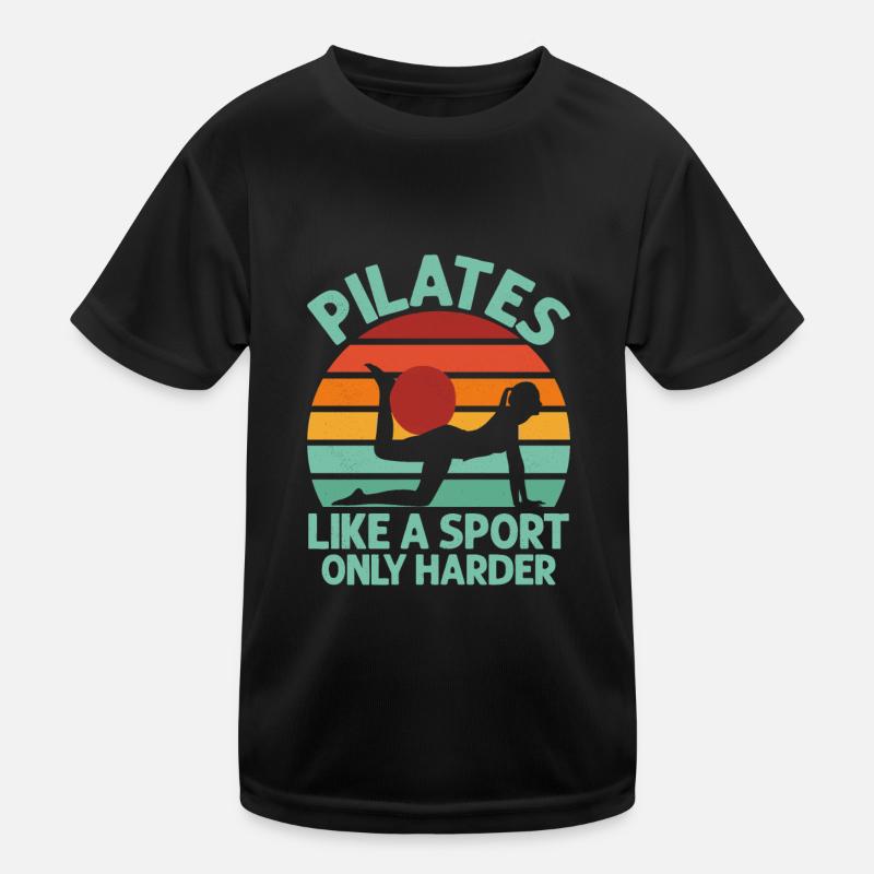 Pilates comme un sport, seulement un exercice de fitness plus difficile T-shirt sport Enfant