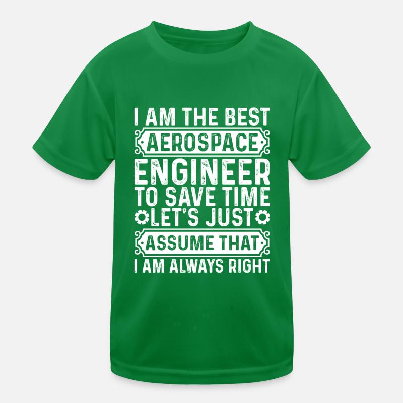 Génie aérospatial Ingénieur aérospatial T-shirt sport Enfant