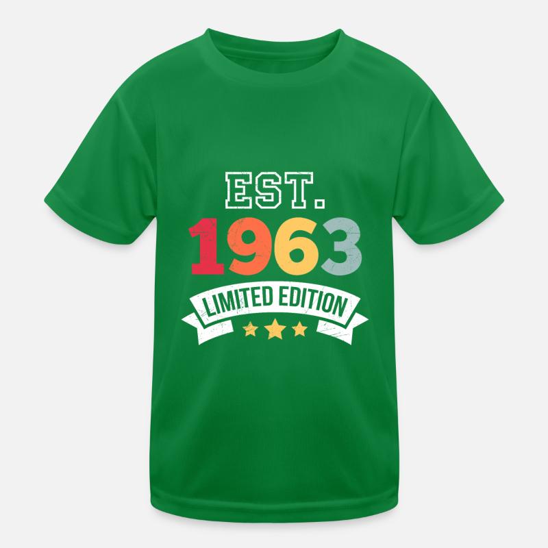 60e anniversaire Original 1963 60 ans T-shirt sport Enfant