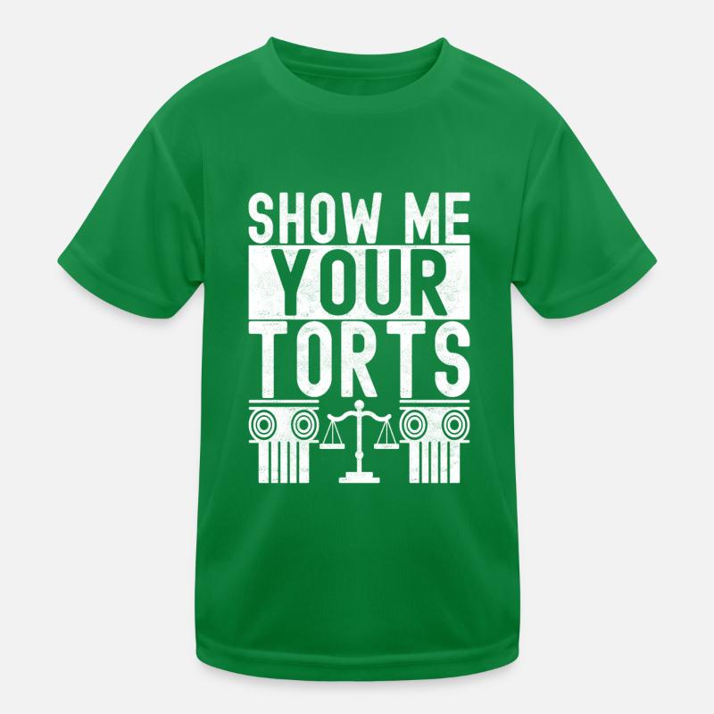 Law Student Judge Public Prosecutor Kids Functional T-Shirt