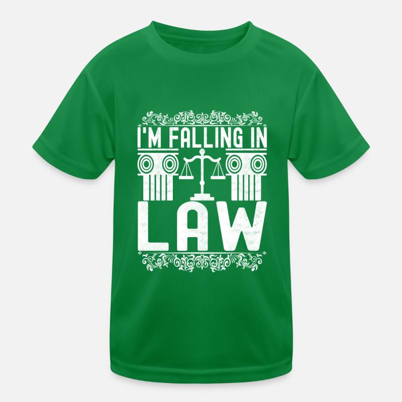 Law Student Judge Public Prosecutor Kids Functional T-Shirt