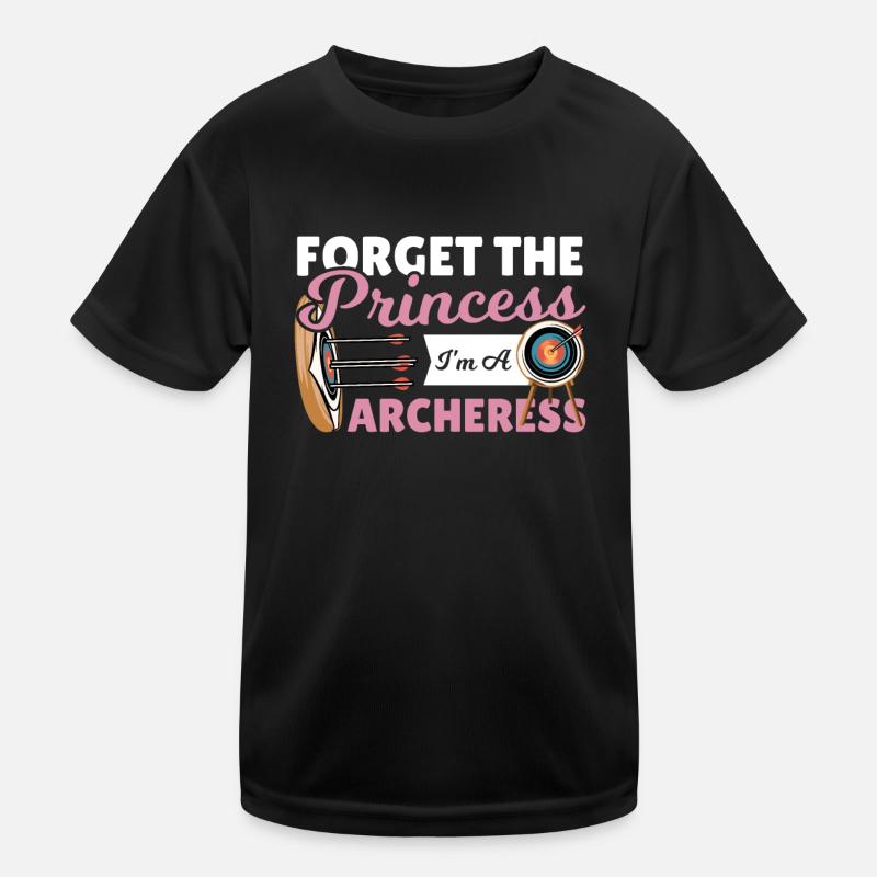 Bogenschützin Bogenschießen Bogenschütze Kinder Funktions-T-Shirt