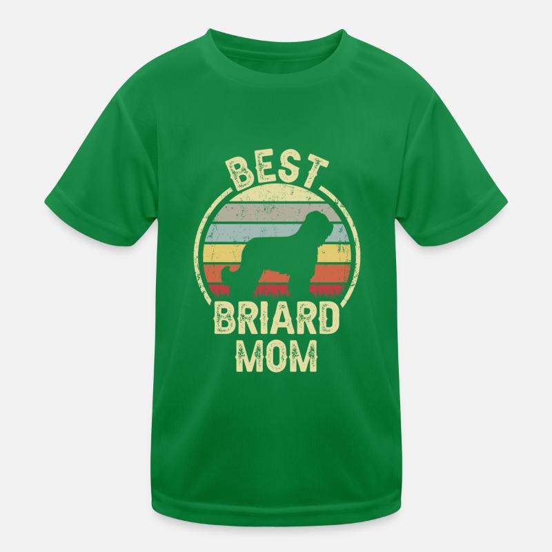 Maman chien - Briarde T-shirt sport Enfant