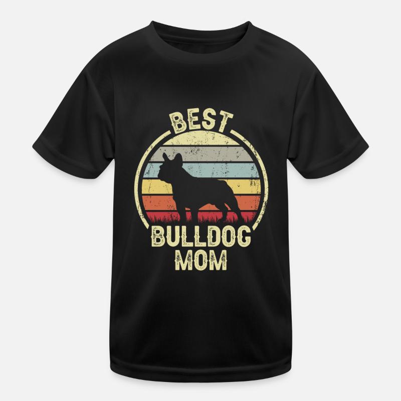 Mère de chien - Bulldog T-shirt sport Enfant
