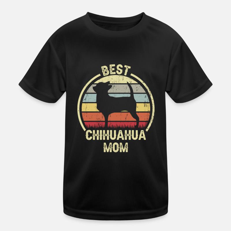Hund Mom - Chihuahua Kinder Funktions-T-Shirt