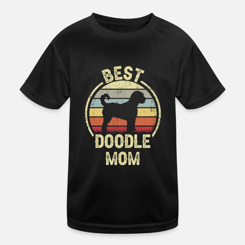 Maman chien - Doodle T-shirt sport Enfant