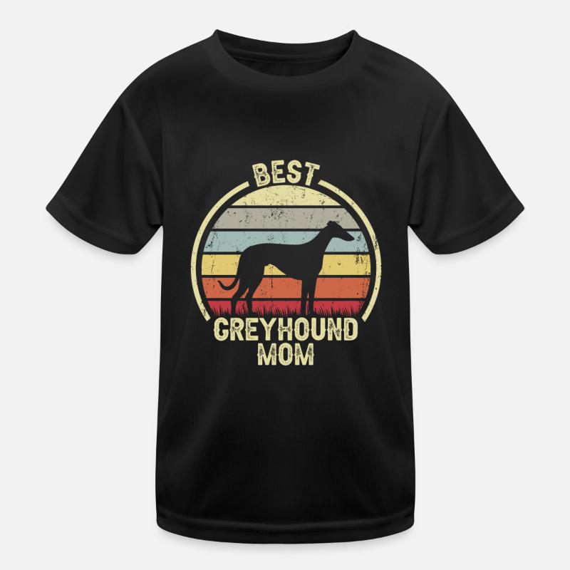 Mère chien - lévrier T-shirt sport Enfant