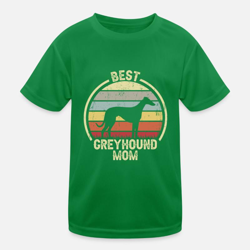Mère chien - lévrier T-shirt sport Enfant