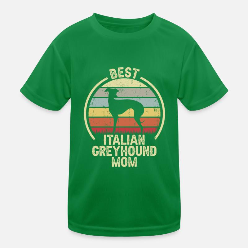 Hundemutter - Italienischer Windhund Kinder Funktions-T-Shirt