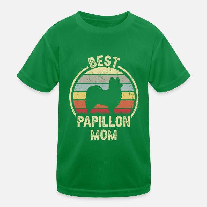 Maman chien - Papillon T-shirt sport Enfant