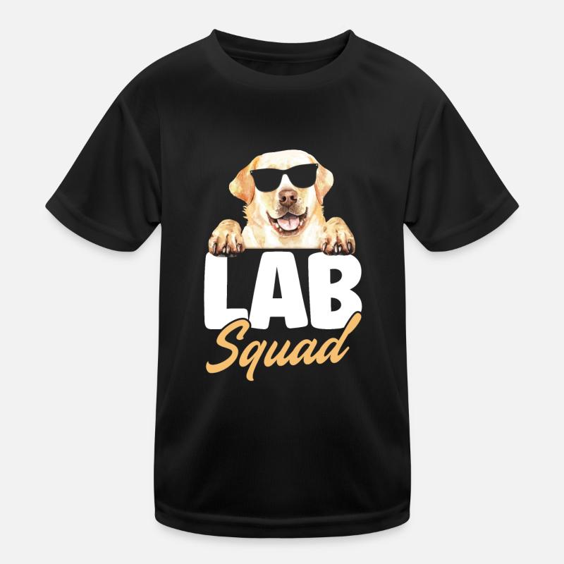 Lab Squad Labrador Kinder Funktions-T-Shirt