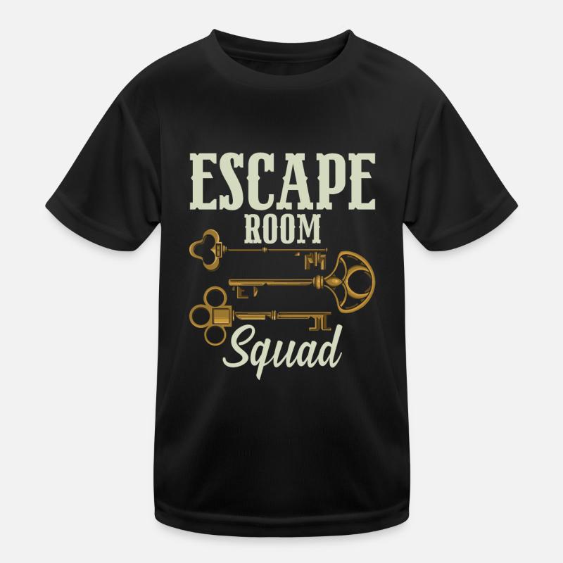 Escouade de la salle d’évasion T-shirt sport Enfant