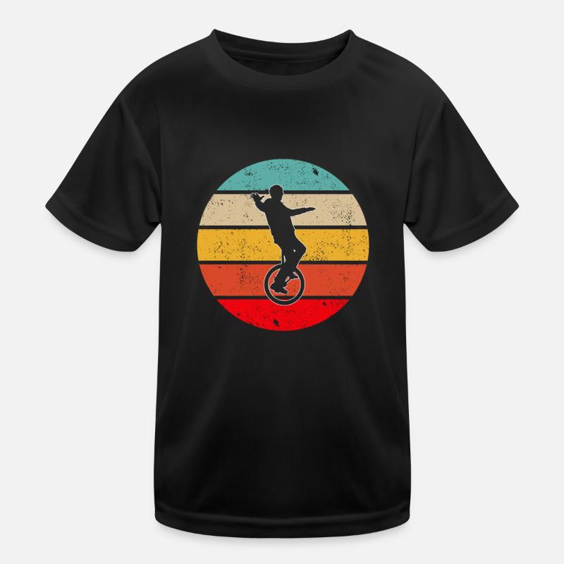 Rétro monocycle T-shirt sport Enfant