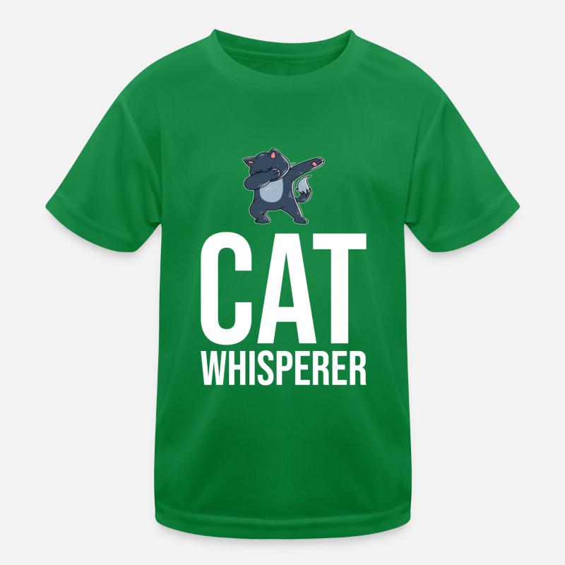 Dabbing Cat Funny Cat Kids Functional T-Shirt