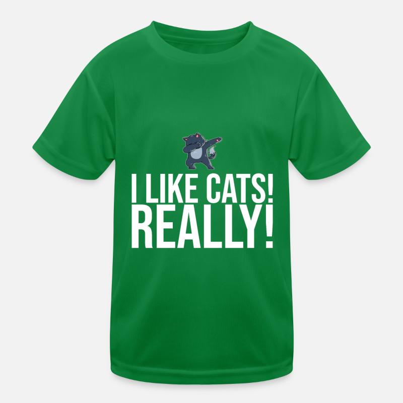 Dabbing Cat Funny Cat T-shirt sport Enfant