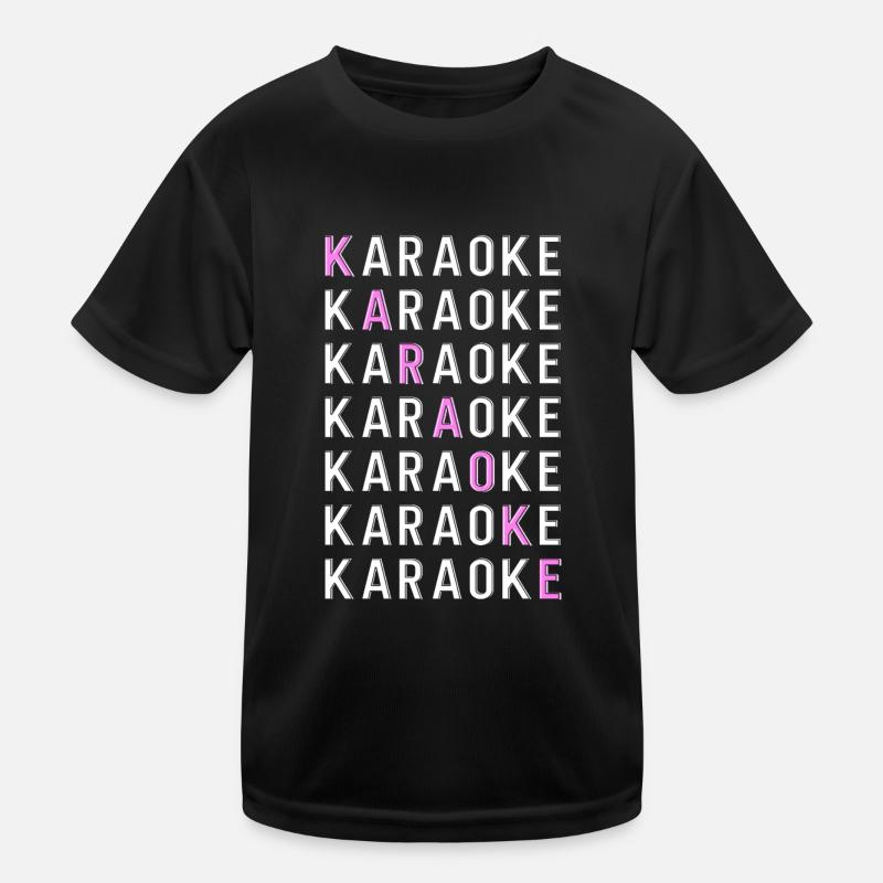 Karaoke Singer Karaoke Kids Functional T-Shirt