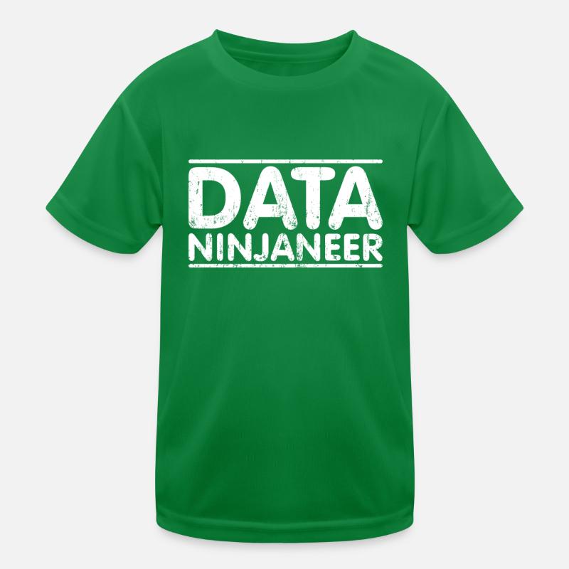 Ninjaneer - Data Engineer Kids Functional T-Shirt