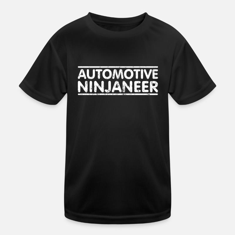 Ninjaneer - Ingénieur automobile T-shirt sport Enfant