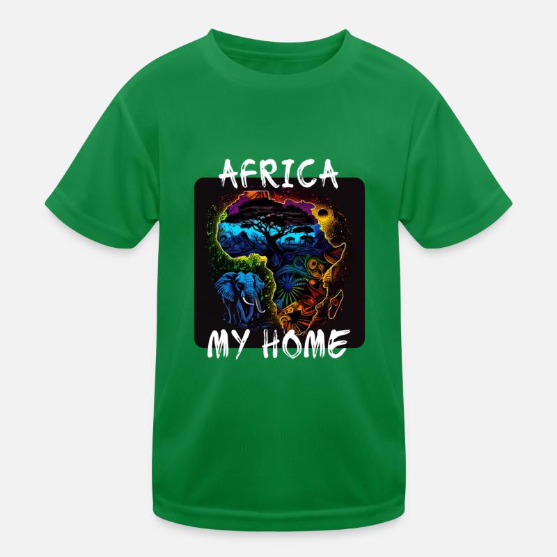 Africa, my Home 4 Kids Functional T-Shirt