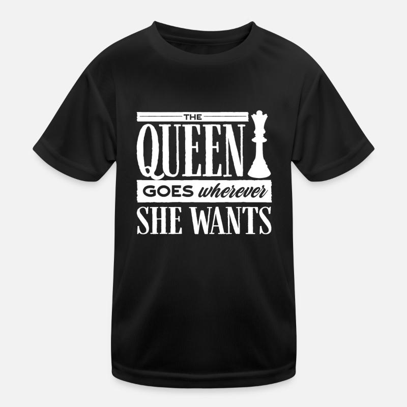chess, chess player, chess quote Kids Functional T-Shirt