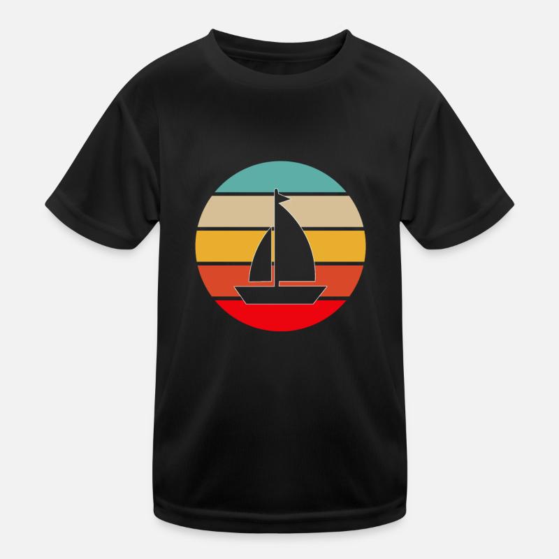 Rétro de la voile T-shirt sport Enfant