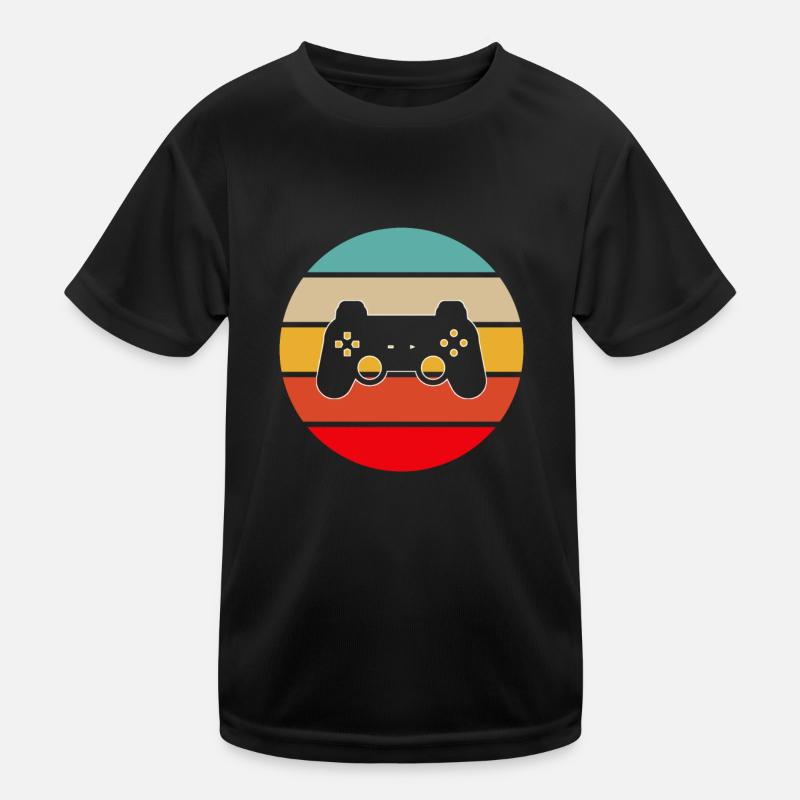 Gaming Retro Kinder Funktions-T-Shirt