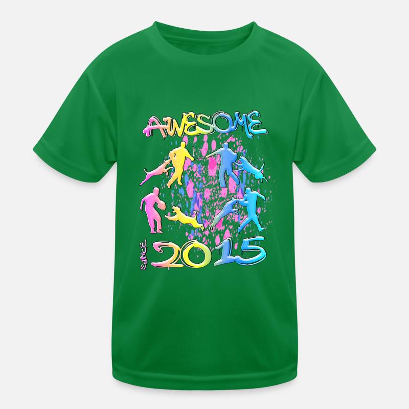 Awesome since 2015. Agility, Hundetraining Kinder Funktions-T-Shirt