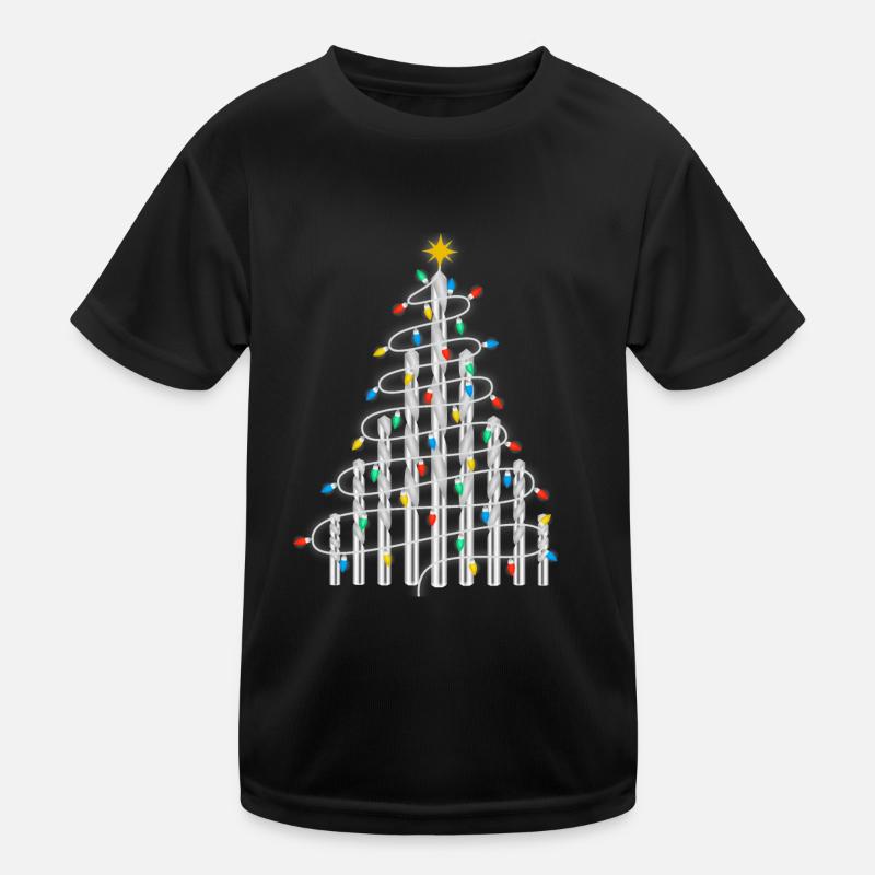Christmas Tree Craftsman Drill Construction Worker DIY Kids Functional T-Shirt