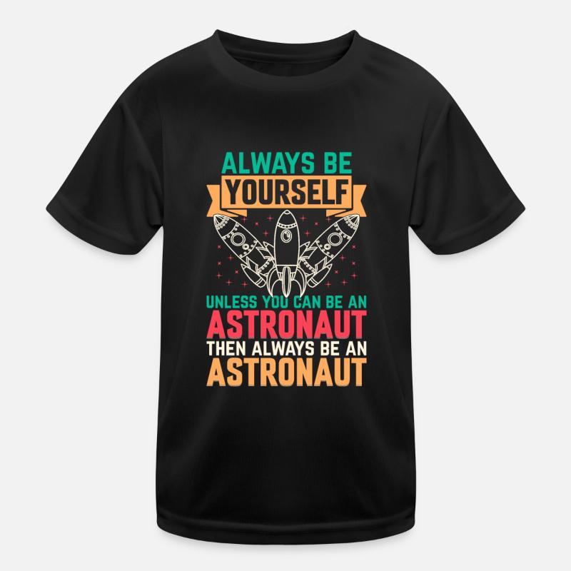 Space Rocket Spaceship Space Travel Space Astronau Kids Functional T-Shirt