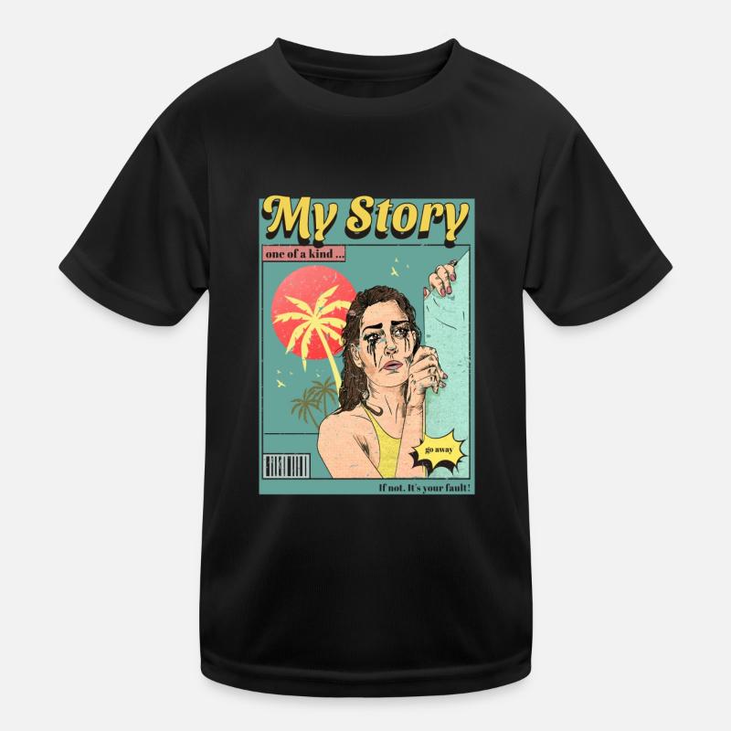 Comic Book Kids Functional T-Shirt