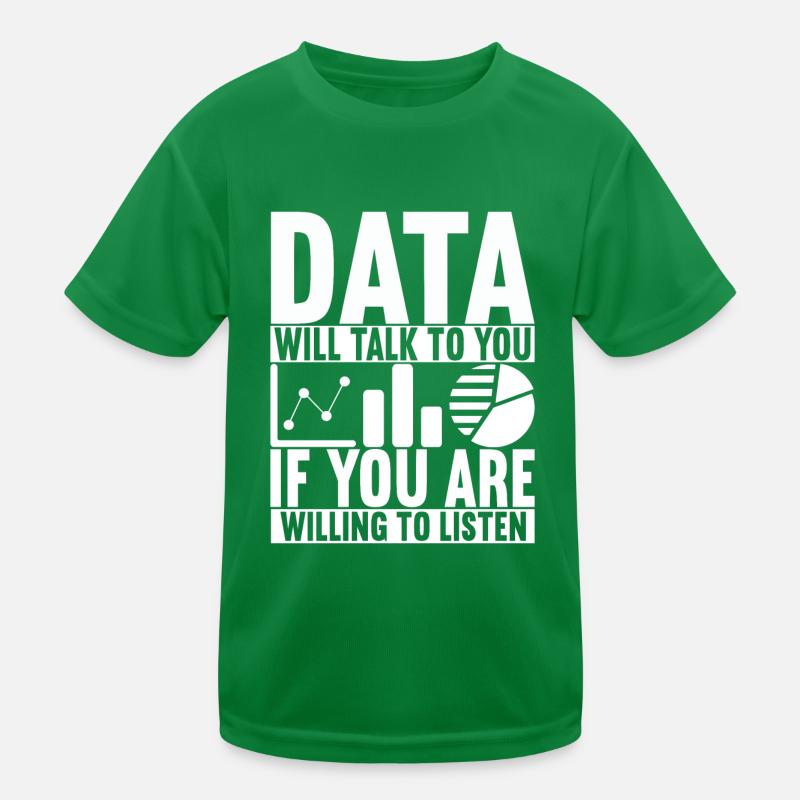 Analyste de données Data Scientist T-shirt sport Enfant