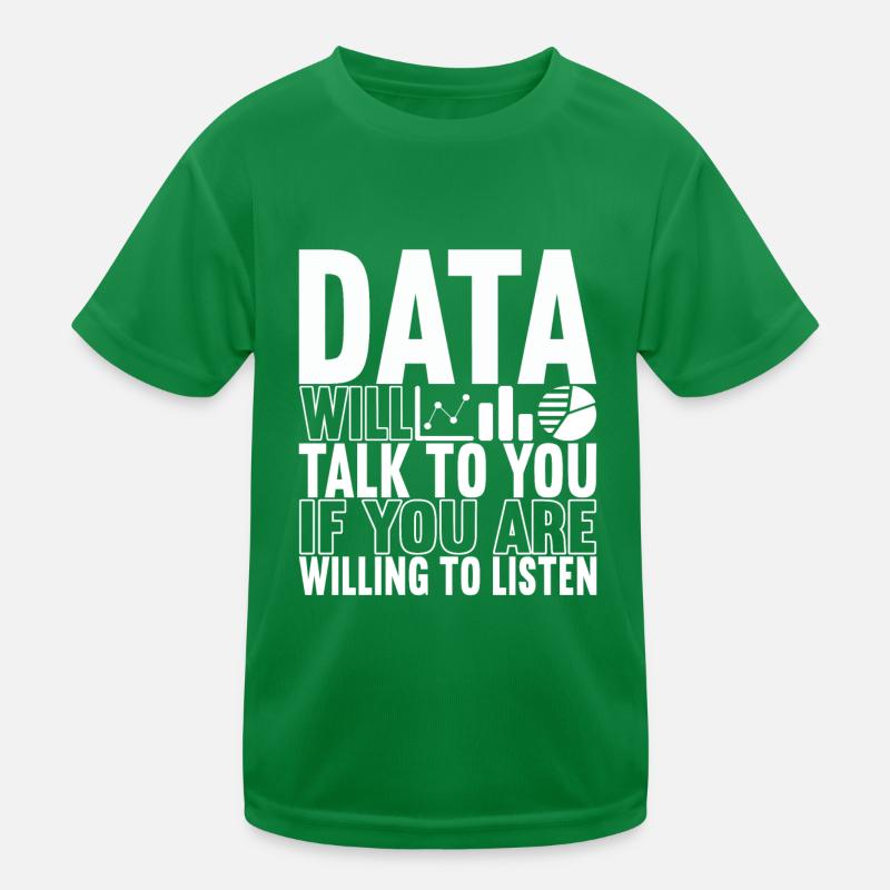 Analyste de données Data Scientist T-shirt sport Enfant
