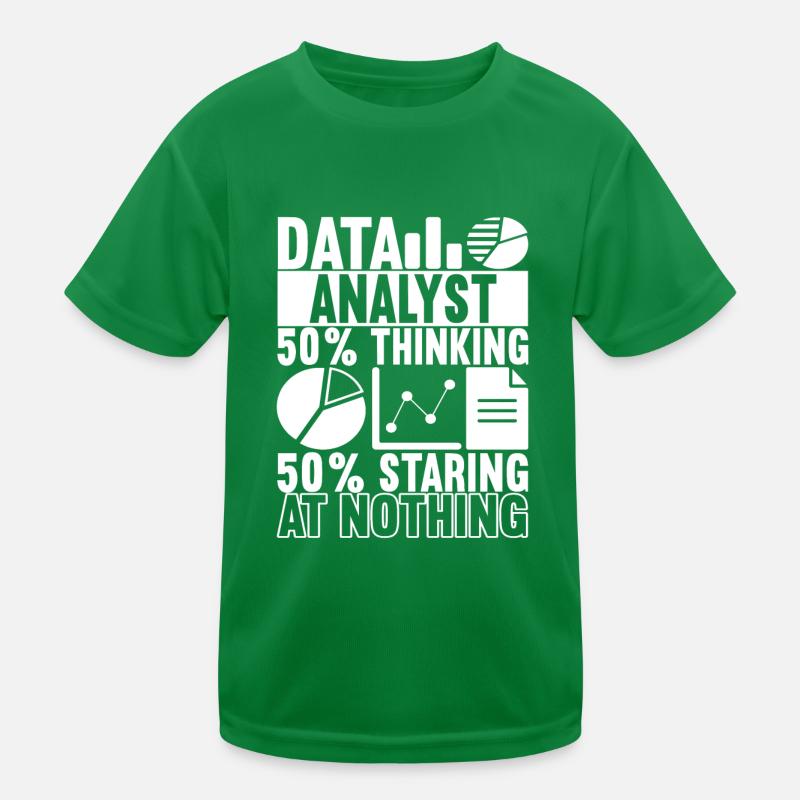 Analyste de données Data Scientist T-shirt sport Enfant