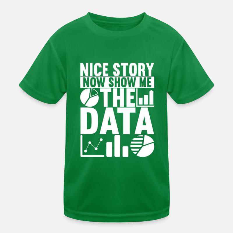 Analyste de données Data Scientist T-shirt sport Enfant