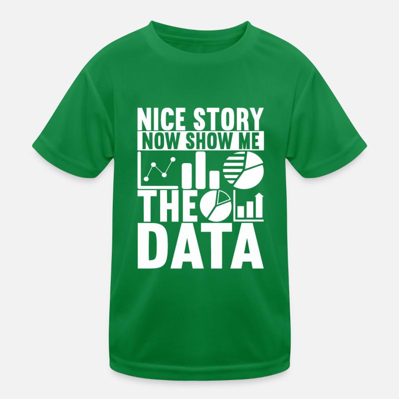 Analyste de données Data Scientist T-shirt sport Enfant