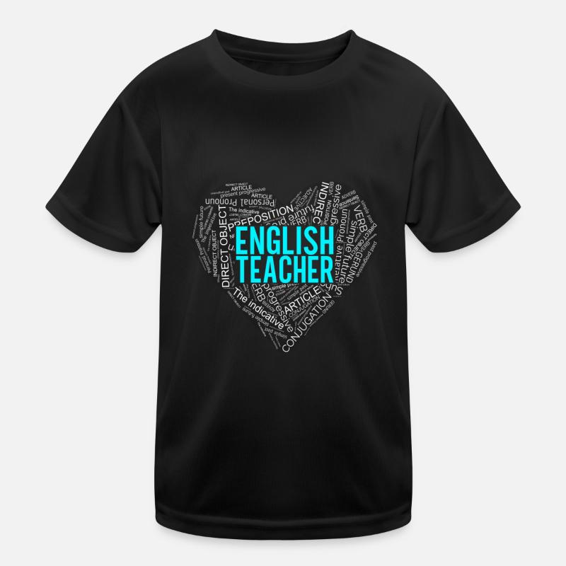 Professeur d’anglais Englisch Lehrer T-shirt sport Enfant