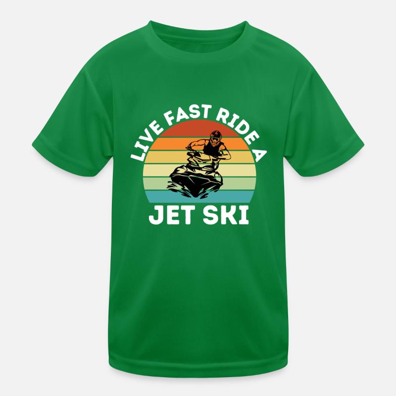 La vie est rapide en jet ski T-shirt sport Enfant