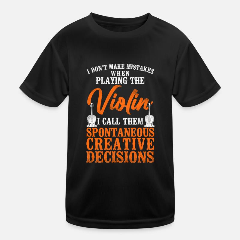Violon Violoniste Vintage I Don’t T-shirt sport Enfant